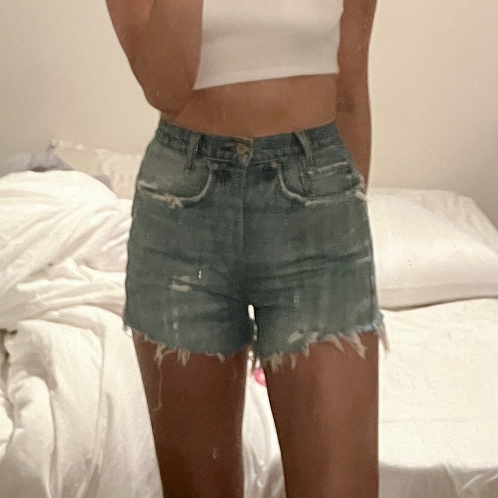 Vintage Levi Distressed Denim Shorts